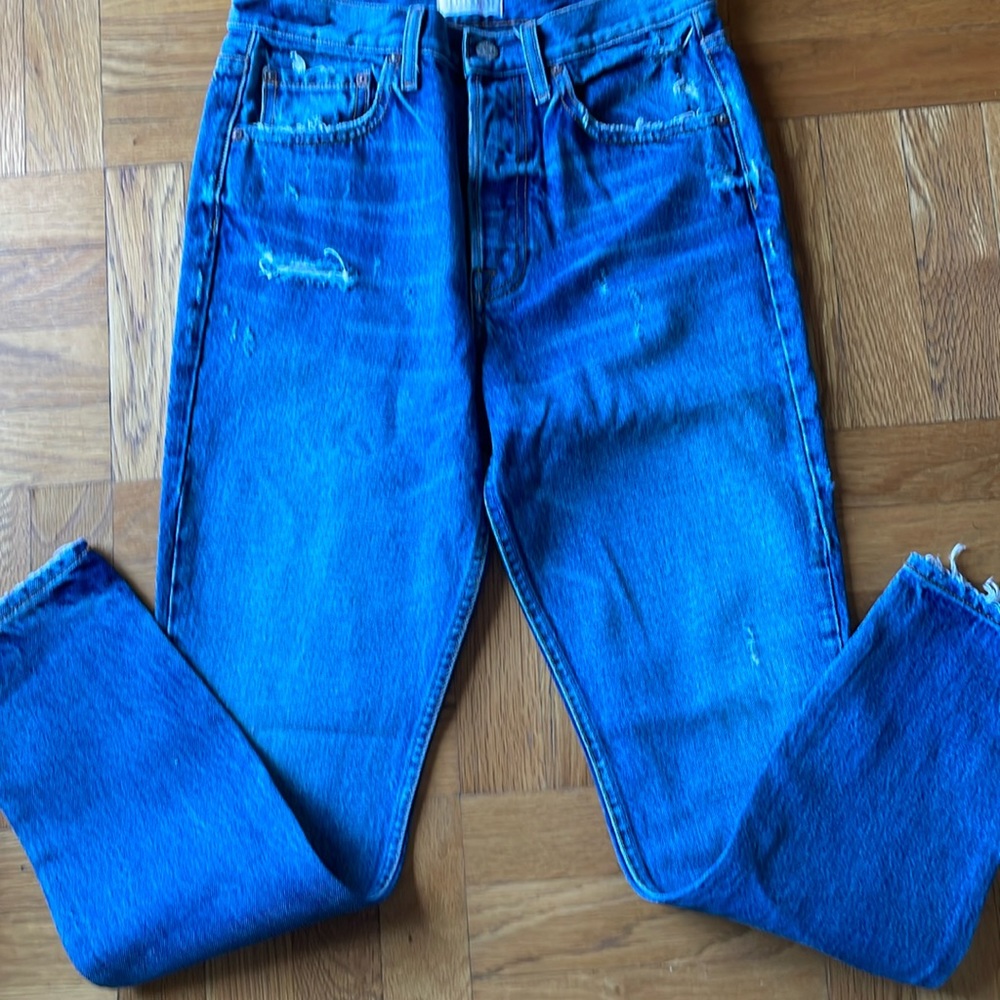 Boyish Distressed Jeans Size 26 NWOT